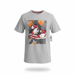 Faze 1 Men’s Sneaker Tee shirt Sz L Gray NWT